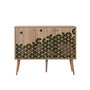 Hanah Home Mega-121 Consola Roble Sonoma 120x90x36 cm